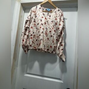 Floral Cream Blouse